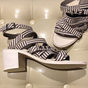 Ld Tuttle NEW genuine leather block heel sandal size 39 (USA 8.5), Italy